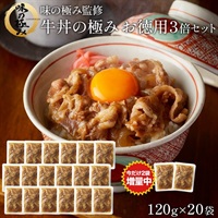 牛丼の極み18袋＋2袋セット